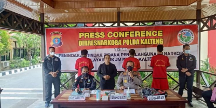 Dalam 2 Hari, Ditresnarkoba Polda Kalteng Amankan 1/2 Kg Sabu