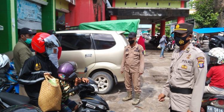Tim Yustisi Polres Seruyan Gencar Himbau Masyarakat Terapkan Prokes