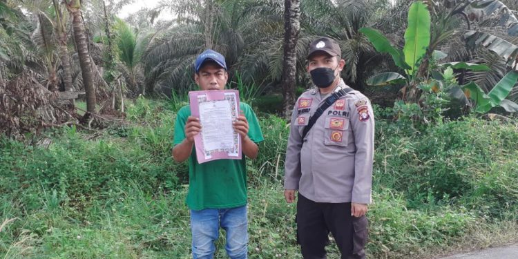 Polsek Seruyan Tengah Selalu Mensosialisasikan Bahaya Karhutla