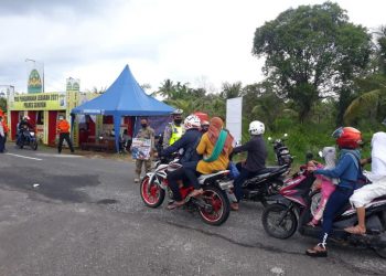 Cegah Penyebaran Covid-19, Satlantas Polres Seruyan Himbau Masyarakat