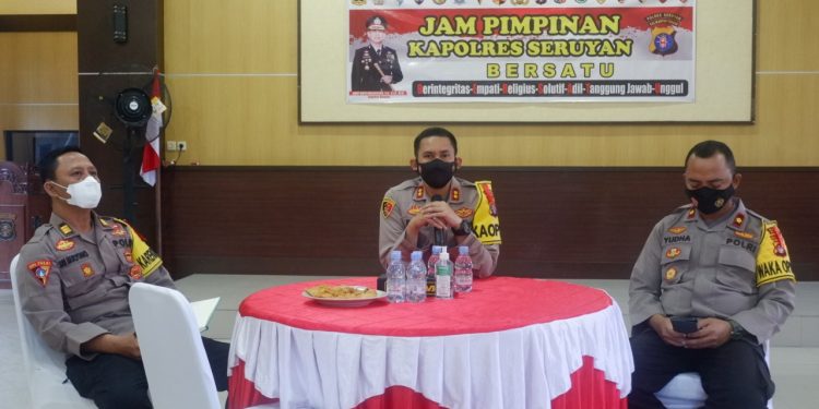 Kapolres Seruyan Mengajak Personel Untuk Bersatu