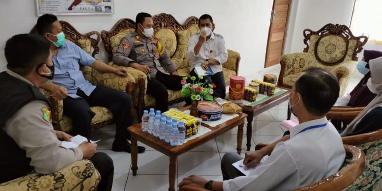 Kendalikan Covid-19, Polres Seruyan Koordinasi dengan Dinkes dan RSUD