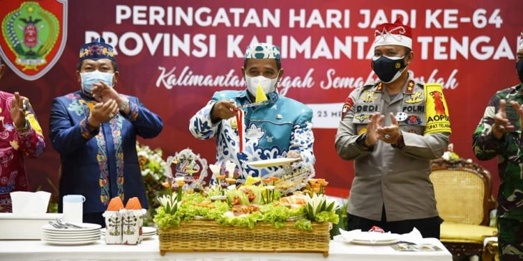 Peringatan Hari Jadi Ke-64 Provinsi Kalteng Digelar Secara Sederhana