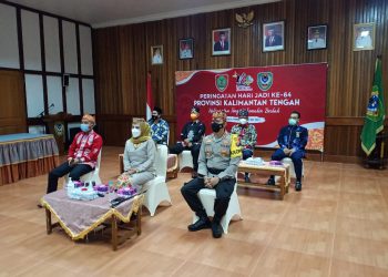 Kapolres Seruyan Hadiri Upacara HUT Kalteng Ke-64 Secara Virtual