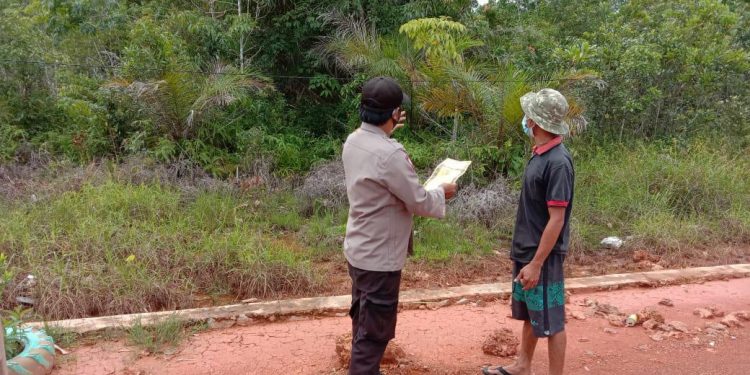 Polsek Danau Sembuluh Lakukan Sosialisasi Serta Himbauan Karhutla