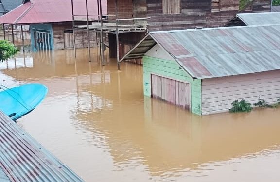 Hujan Lebat, Tiga Kabupaten di Kalteng Dilanda Banjir