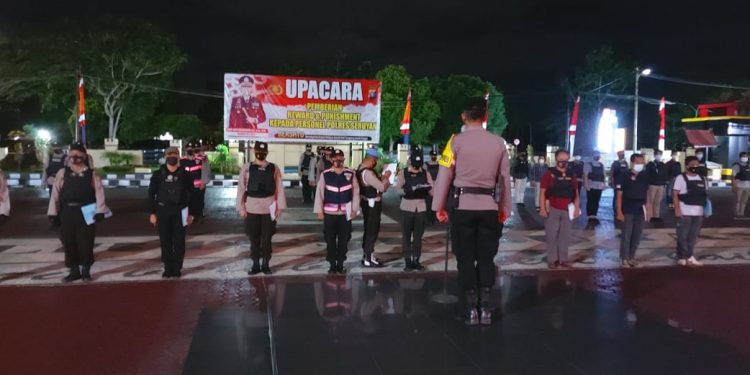 Antisipasi Gangguan Kamtibmas, Polres Seruyan Gelar Apel Siaga
