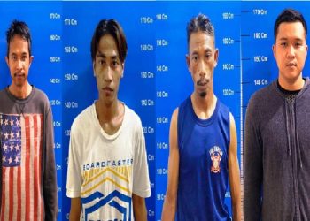 Gara-gara Sabu, Empat Pria Digiring ke Mapolresta Palangka Raya