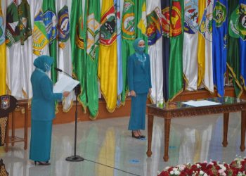 Yulistra Ivo Kembali Dilantik Menjadi Ketua TP-PKK Provinsi Kalteng