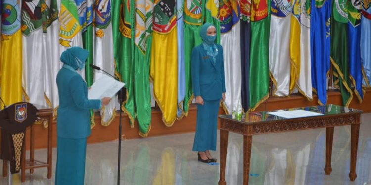 Yulistra Ivo Kembali Dilantik Menjadi Ketua TP-PKK Provinsi Kalteng