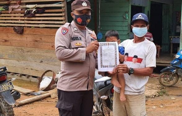 Bersama Cegah Karhutla, Polres Seruyan Sebar Maklumat Kapolda Kalteng