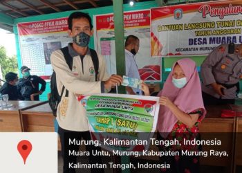 Pemdes Muara Untu Salurkan BLT-DD Kepada 126 PKM