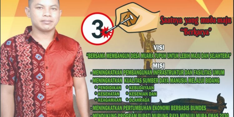 Begini Empat Program Calon Kades Desa Muara Tupuh Nomor Urut 03