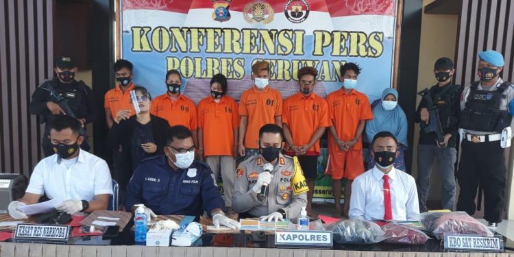 Kapolres Seruyan Pimpin Press Release Kasus Pelarian Anak Dibawah Umur