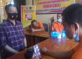 Layanan Besuk Online Tahanan di Polres Seruyan Diperpanjang