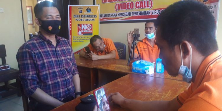 Layanan Besuk Online Tahanan di Polres Seruyan Diperpanjang