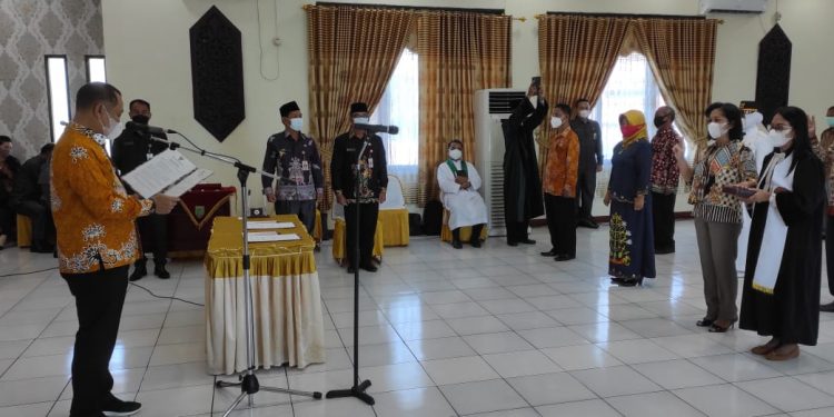 Sebanyak 47 Orang ASN Pemkab Barsel Isi Jabatan Baru