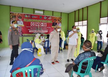 Nuryakin Monitor Pelaksanaan Vaksinasi Covid-19 di Kabupaten Kapuas