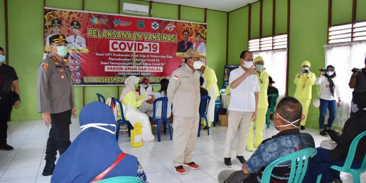 Nuryakin Monitor Pelaksanaan Vaksinasi Covid-19 di Kabupaten Kapuas