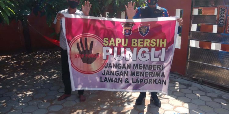 Satpolairud Polres Seruyan Sosialisasi Saber Pungli
