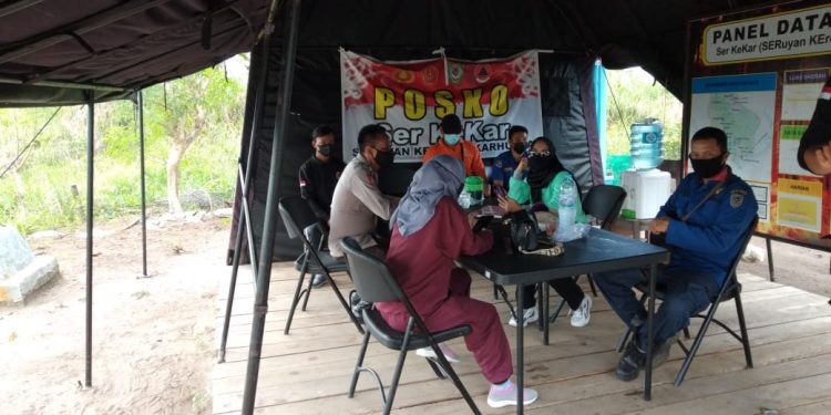 Bersinergi  Cegah Karhutla, Polres Seruyan Siaga Bersama Instansi Terkait