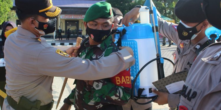 Polres Seruyan Apel Operasi Yustisi Tim Pemburu Covid-19 di Seruyan