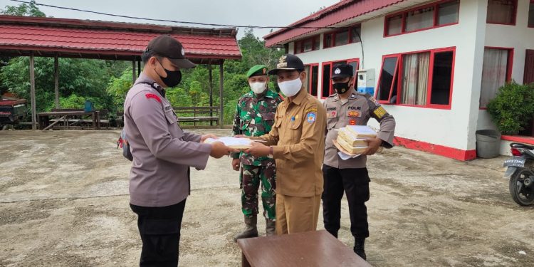 Camat Laung Tuhup Pimpin Apel Pergeseran Logistik Pilkades