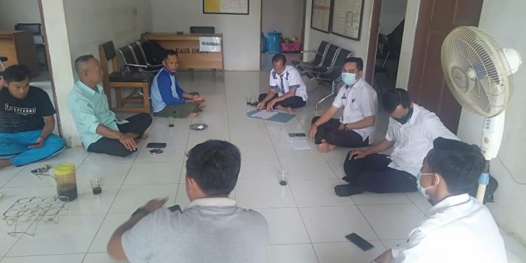 Kades Danau Usung Pimpin Rapat Koordinasi Persiapan Pembangunan 2021