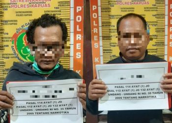 Miliki Sabu 3,63 Gram, Dua Warga Kapuas Diamankan Polisi
