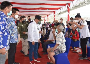 Gubernur Kalteng Pantau Vaksinasi Massal di Tiga Kabupaten DAS Barito