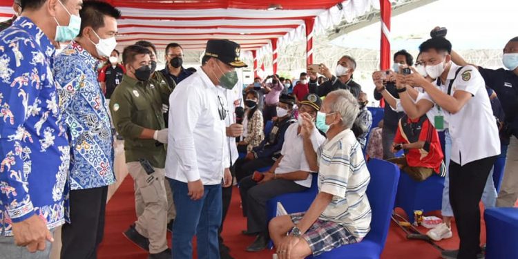 Gubernur Kalteng Pantau Vaksinasi Massal di Tiga Kabupaten DAS Barito