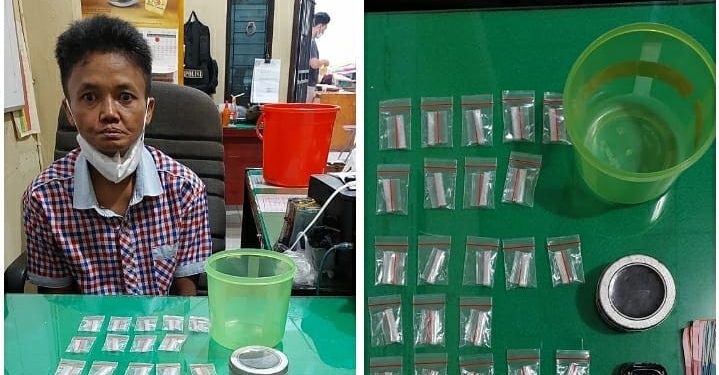 Lagi-lagi, Perempuan Tua Ditangkap Polisi Bersama 27 Paket Sabu