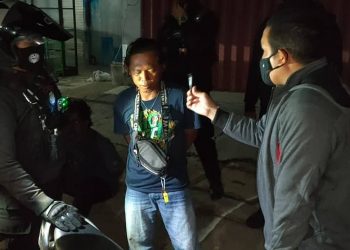 Lagi, Ditsamapta Polda Kalteng Amankan 2 Pria Bawa Sajam