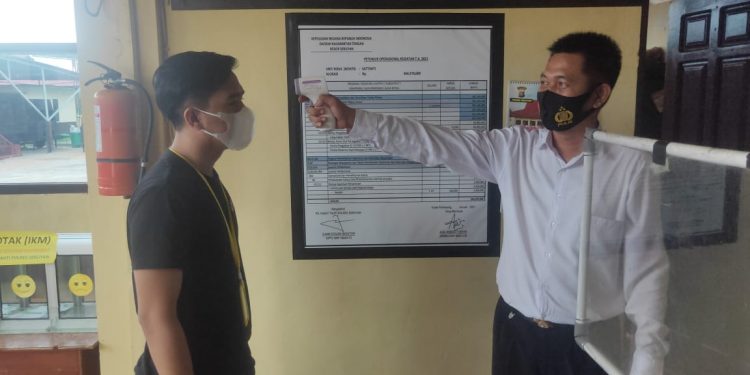 Polres Seruyan Batasi Waktu Besuk Tahanan Cegah Penyebaran Covid-19