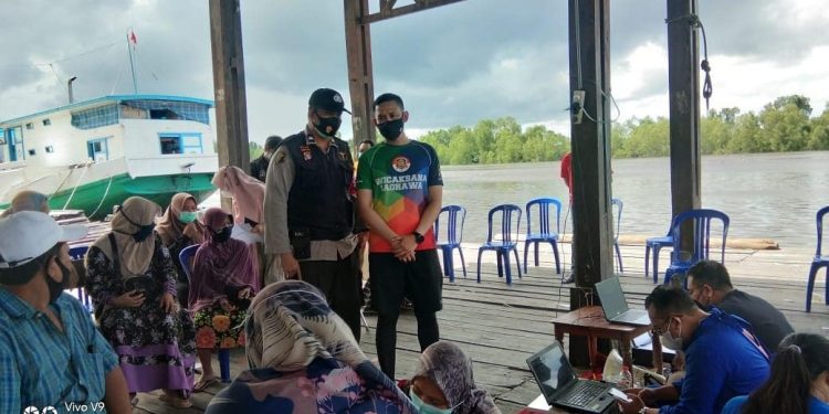 Kapolres Seruyan Lakukan Pengecekan dan Terus Kawal Vaksinasi