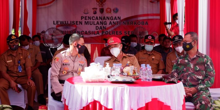 Polres Seruyan Bentuk Kampung Anti Narkoba