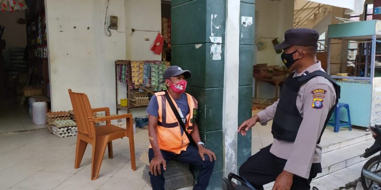 Tim Yustisi Polres Seruyan Rutin Laksanakan Himbauan Prokes