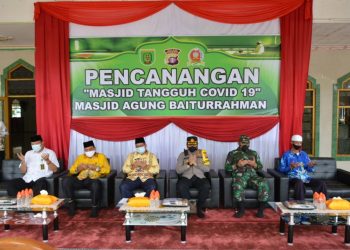 Kapolres Barsel Resmikan Masjid Tangguh Covid-19