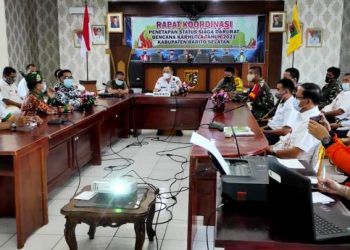Pemkab Barsel Tetapkan Status Siaga Karhutla Tahun 2021