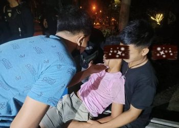 Akibat Pesta Miras, ABG Mabuk Tak Sadarkan Diri Tergeletak di Jalan