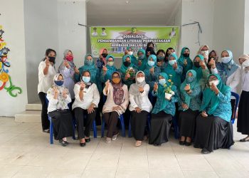 PKK Kalampangan-Dispursip Sosialisasikan Pengembangan Literasi Perpustakaan Berbasis Inklusi Sosial
