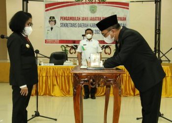 Wagub Kalteng Hadiri Pelantikan Sekda Kabupaten Pulang Pisau