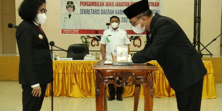 Wagub Kalteng Hadiri Pelantikan Sekda Kabupaten Pulang Pisau
