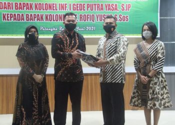 Malam Ramah Tamah dan Pisah Sambut Dandim 1016 Palangka Raya