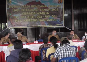 Dinas Perkim Sosialisasikan Rencana Usulan DAK Integrasi Tahun 2022
