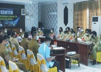 Pemkab Barsel Ikuti Rakor Pencegahan Korupsi dengan KPK