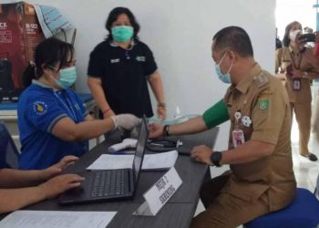 Bupati Barsel Bersama Jajaran Forkompimda Terima Vaksin Tahap II