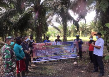 Polsek Danau Sembuluh Terus Lakukan Sosialisasi Karhutla