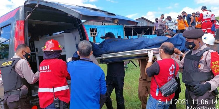 Tongkang Korindo Meledak, 1 Tewas