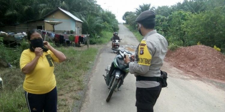 Personel Polsek Seruyan Tengah Rutin Lakukan Operasi Yustisi